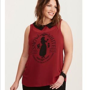 TORRID 3X DISNEY SNOW WHITE FAIREST OF ALL TANK